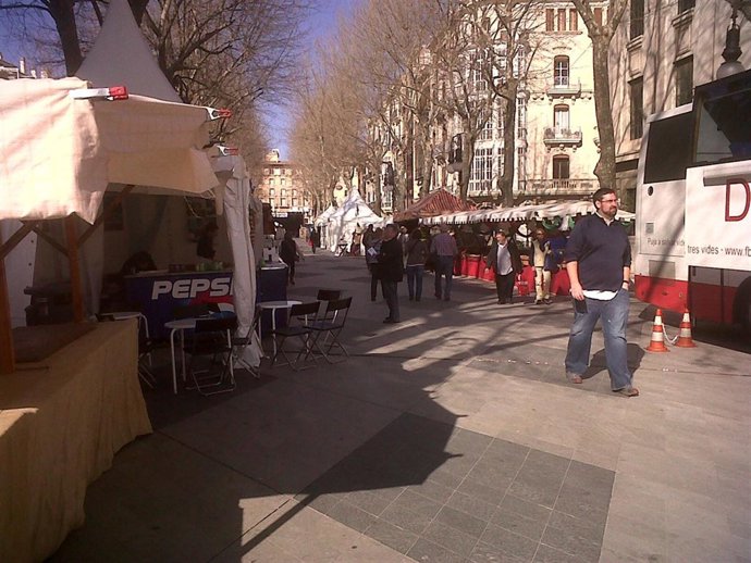Los Comerciantes Del Paseo Del Born Critican La 'Feria De Chabolas' Instalada En