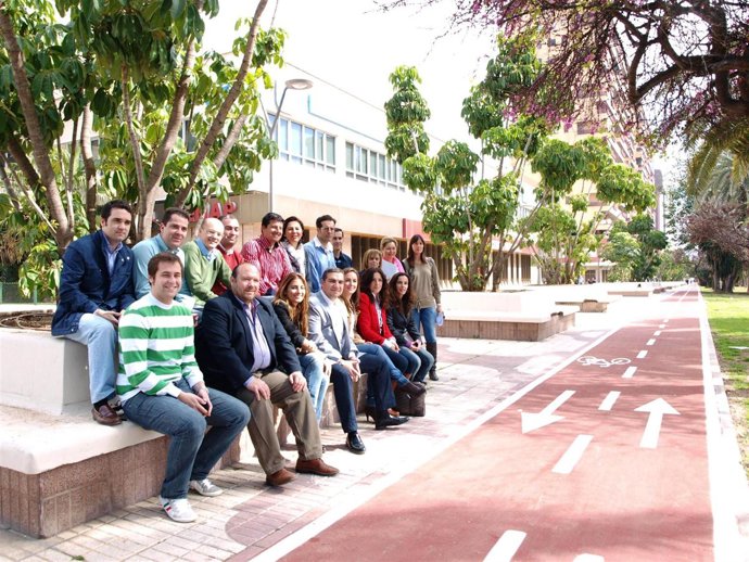 Elías Bendodo y concejales y portavoces de Medio Ambiente del PP se reúnen en Má
