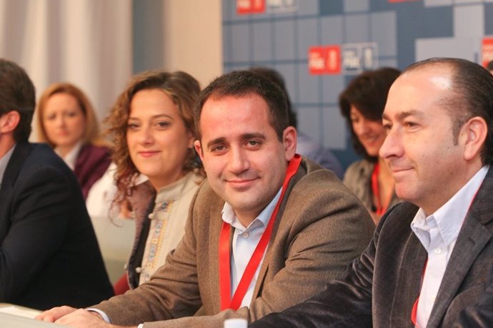 Jorge Alarte durante el Comité Nacional del partido 
