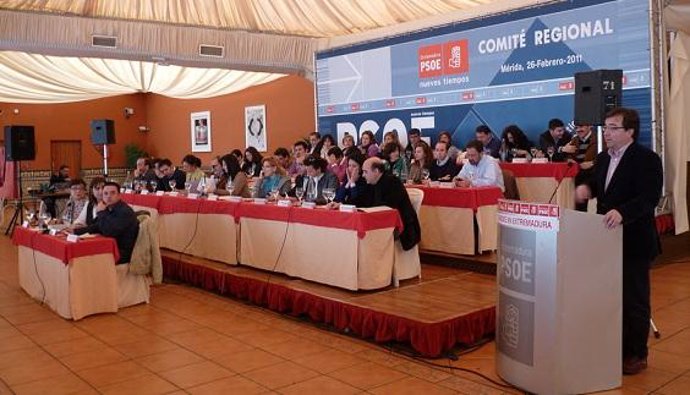 Aprobación del listas del PSOE de Extremadura