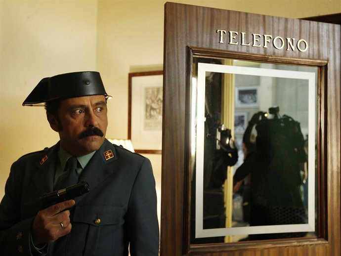 El actor Paco Tous como Tejero en '23-F'