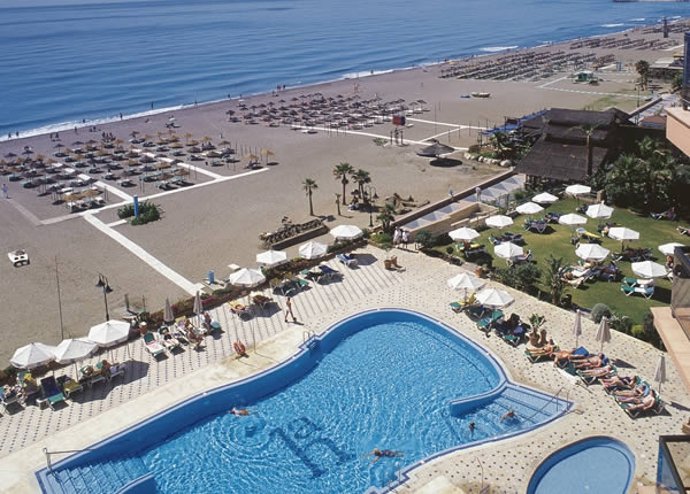 Instalaciones del hotel Amaragua de Torremolinos