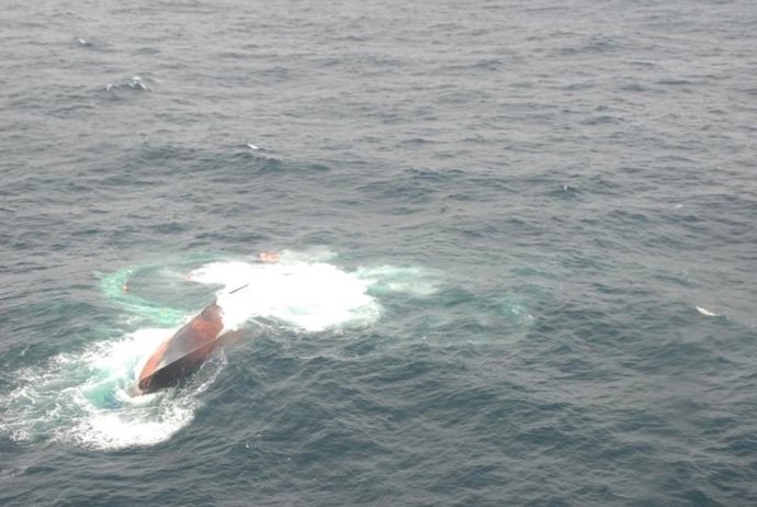Naufragio del 'Faro de Hércules' en aguas de Chile