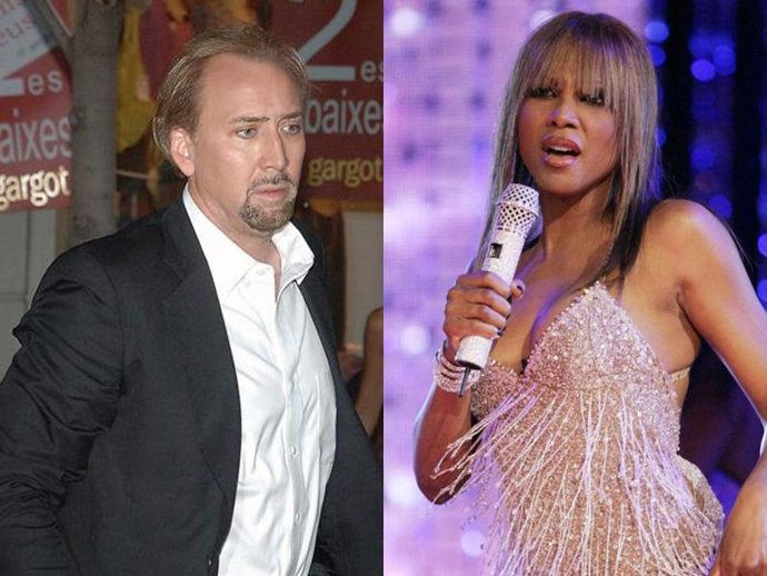Nicolas Cage y Tony Braxton