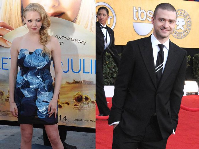 Montaje Amanda Seyfried y Justin Timberlake