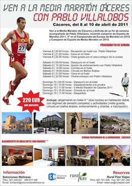 Pablo Villalobos Compartirá Entrenamiento Con Los Participantes En La V Media Ma