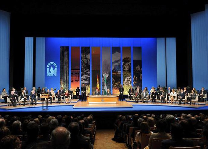 Acto institucional del Día de Andalucía el 28 de febrero de 2010