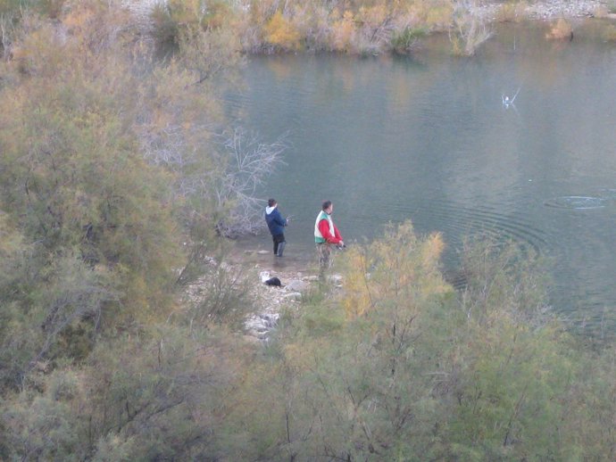 Uno de los pantanos de la Cuenca del Ebro
