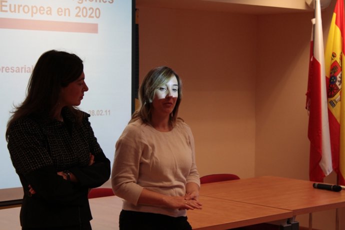 Gómez de Diego en oficina de Bruselas