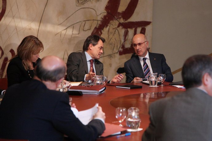 Consell Executiu presidido por Artur Mas