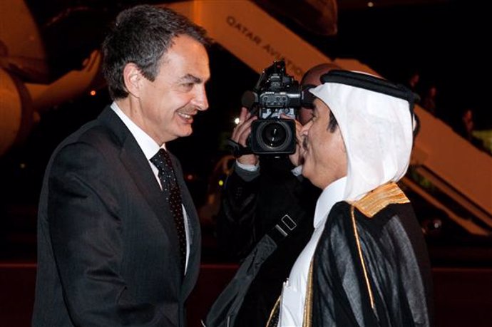 Zapatero en Qatar