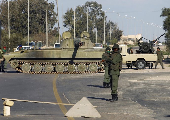 Tropas de Libia en ofensiva