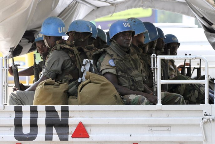 Soldados de la ONU en Costa de Marfil