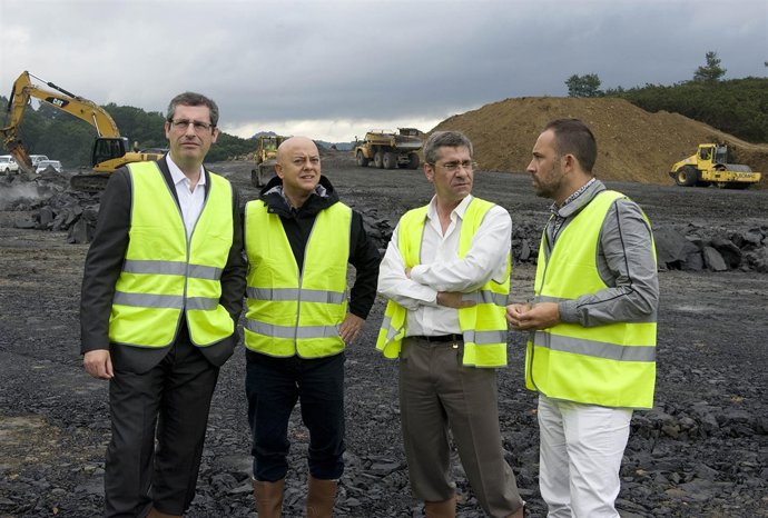 Olano, Elorza, Ormazabal e Itxaso en las obras de la incineradora