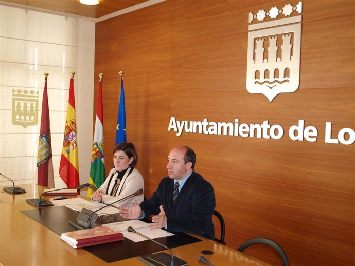 Urquía y Alba, en la rueda de prensa