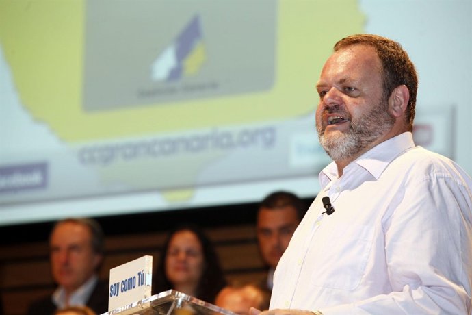 El presidente de CC en Gran Canaria, Fernando Bañolas