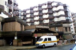 Exterior del hospital de Povisa