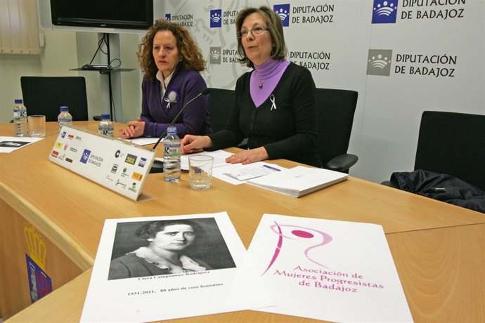 Mujeres progresistas Isabel Franco GABINETE DE PRENSA DIPUTACION DE BADAJOZFOTOG