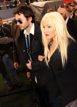 Matthew Rutler y Christina Aguilera 