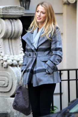 Blake Lively sighting at Upper East Side on November 01, 2010 in New York City.