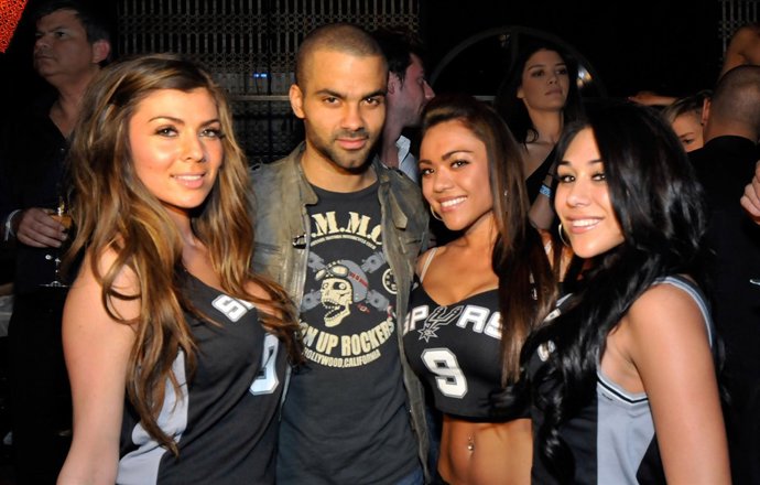 Tony Parker, de fiesta en Las Vegas