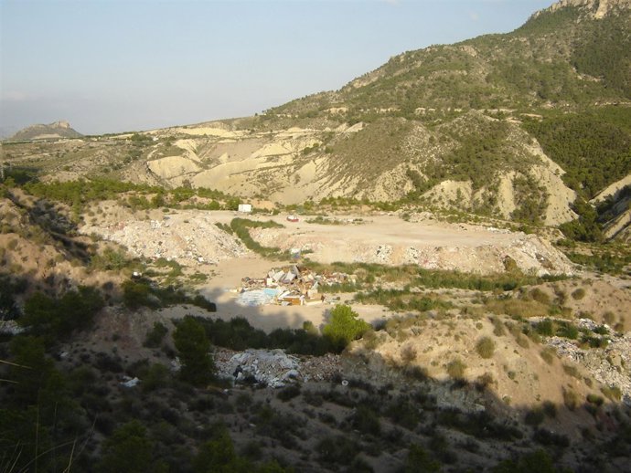 Imagen del vertedero