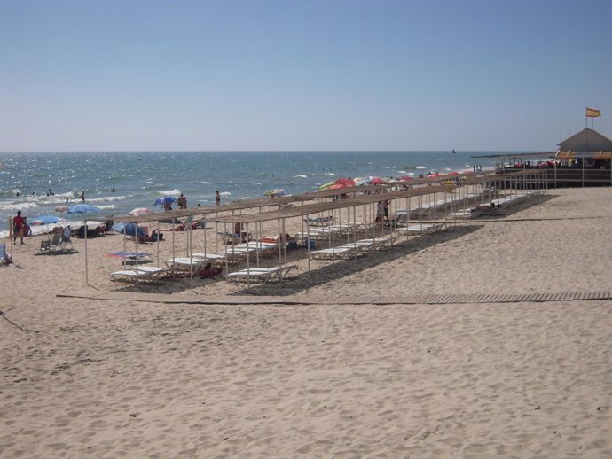 Playa andaluza de Matalascañas