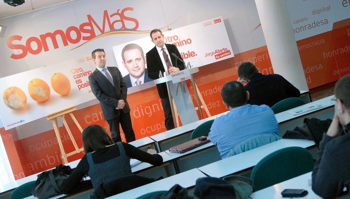 Alarte en la rueda de prensa