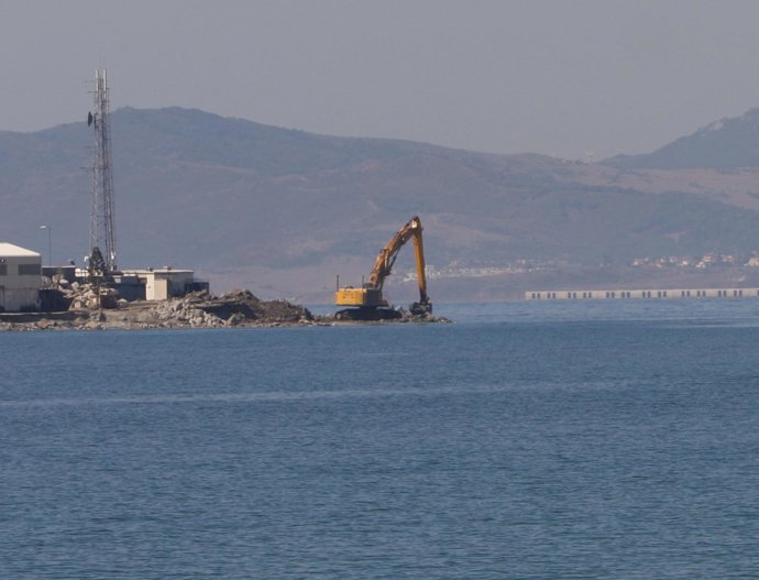 Imagen de archivo de supuestos rellenos en Gibraltar