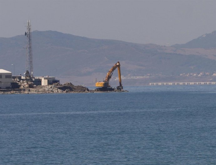 Imagen de archivo de supuestos rellenos en Gibraltar