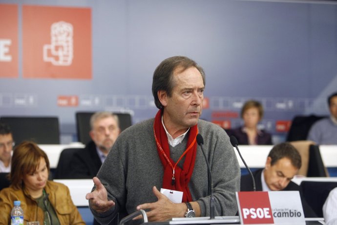 Enrique Curiel, en el Comité Federal del PSOE 