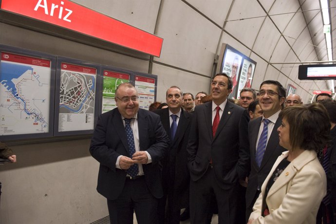 Inauguración de la estación de Ariz