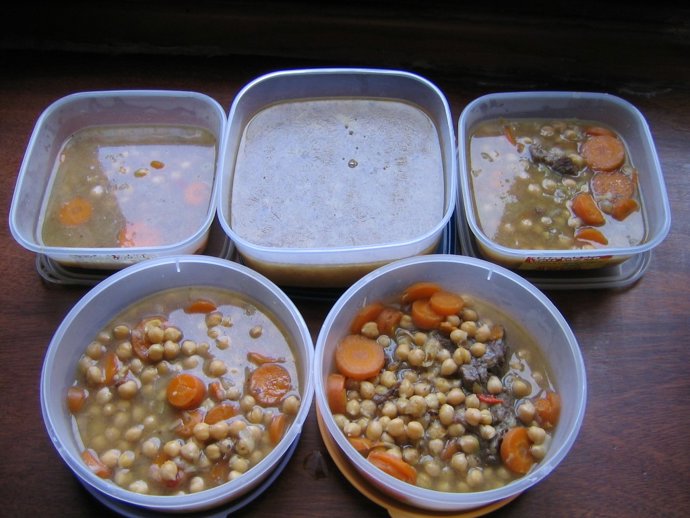 Tupper comida fiambrera