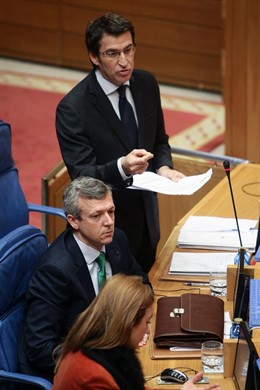 Feijóo en el pleno
