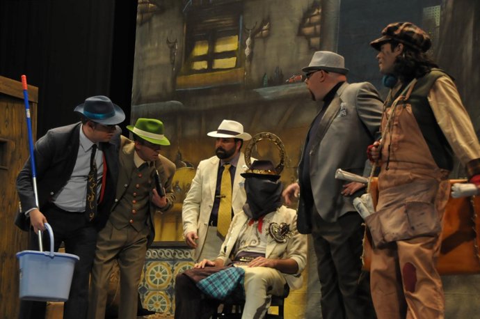 Una agrupación durante su participación en el Concurso del Carnaval de Cádiz