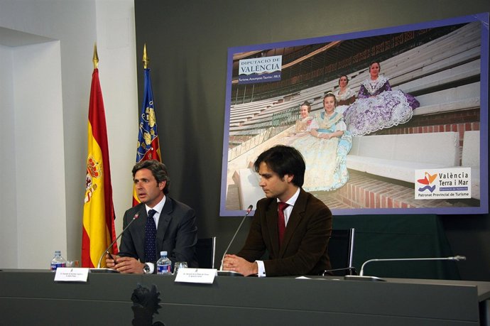 Isidro Prieto e Ignacio Lloret en la rueda de prensa sobre la feria taurina de F
