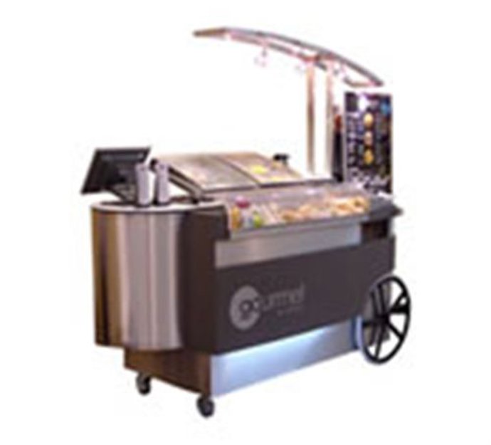 Carritos de comida en Metro