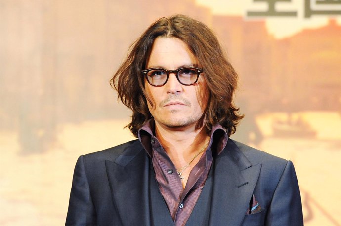El actor Johnny Depp promocionando su película 'El Turista' en Japón 
