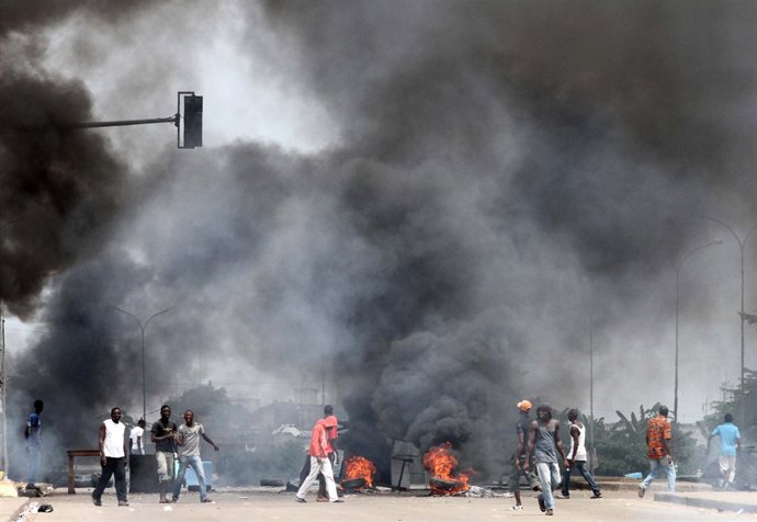 Protestas en Costa de Marfil