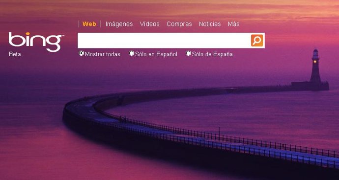 prtada del buscador bing 