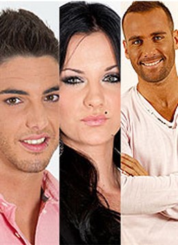 Los tres finalistas de Gran Hermano 12