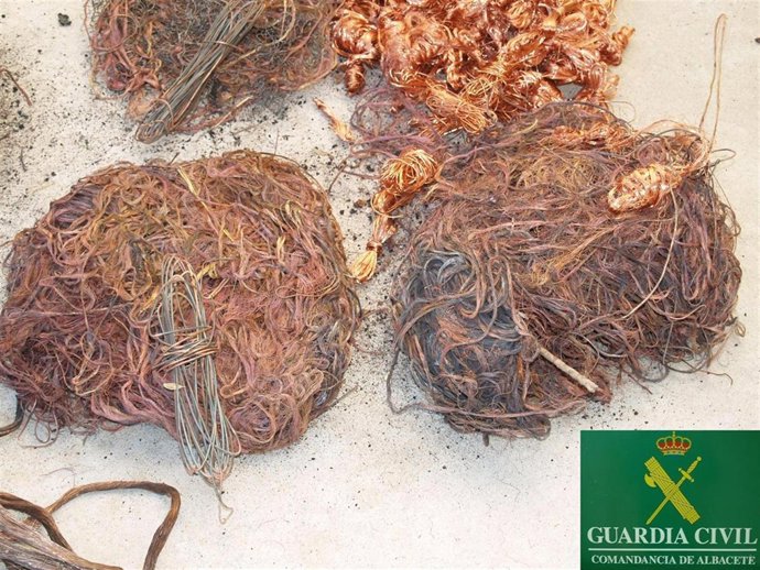 cable de cobre robado