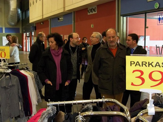 El alcalde de Valladolid visita la Feria del Stock
