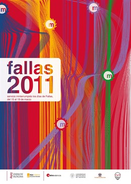 Cartel de Fallas de Metrovalencia