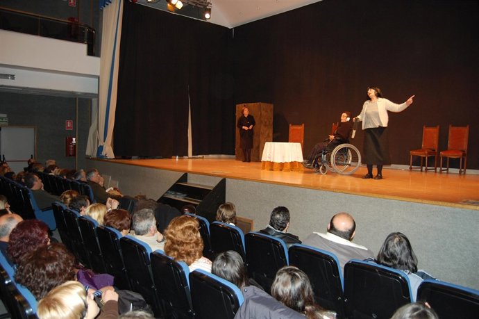 Imagen de la representación teatral