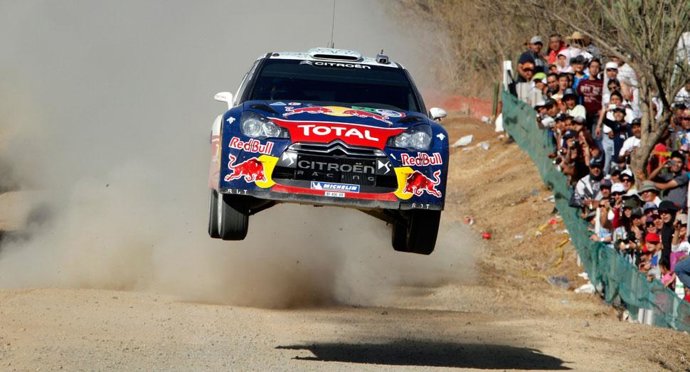 Sebastien Ogier en el Rally de México
