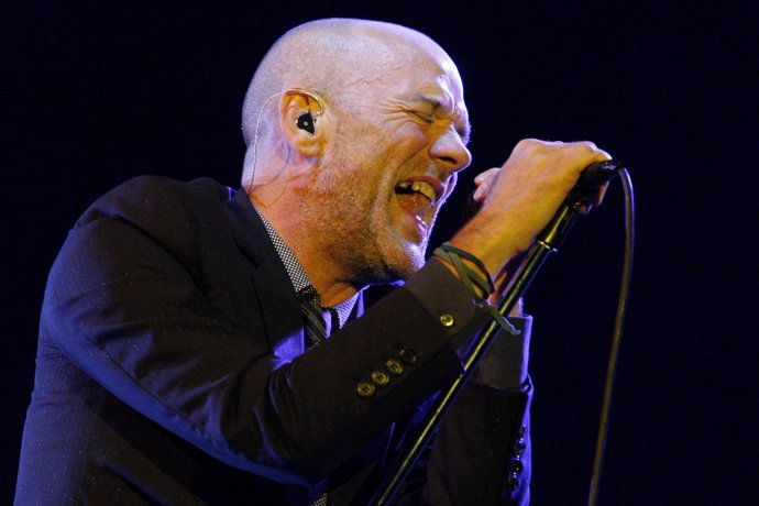 Michael Stipe, del grupo R.E.M.