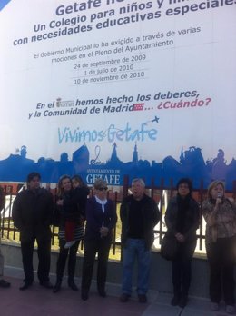 Otro cartel del Ayuntamiento de Getafe