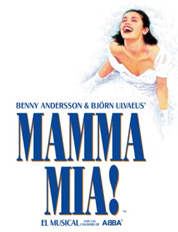 Cartel del musical 'Mamma Mía'.