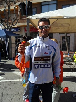 El atleta granadino 'Paquillo' Fernández
